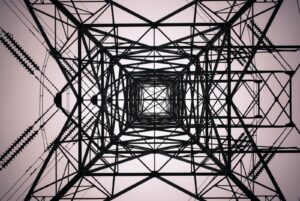 black electrical tower